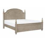 1688K-1CK Grayling Downs California King Bed - Driftwood Gray