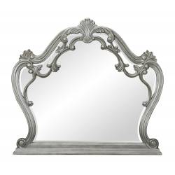 1681-6 Brigette Mirror - Silver-Gray