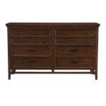 1649-5 Frazier Park Dresser - Brown Cherry
