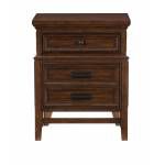 1649-4 Frazier Park Night Stand - Brown Cherry