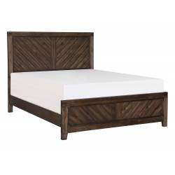 1648-1Q Parnell Queen Bed - Rustic Cherry