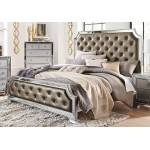 1646K-1CK Avondale California King Bed - Silver