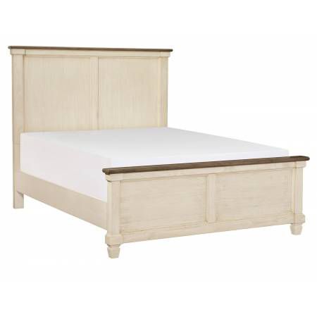 1626-1 Weaver Queen Bed - Antique White