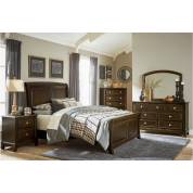 1615K-EKGr Eastern King Bedroom Set - Cherry Fostoria