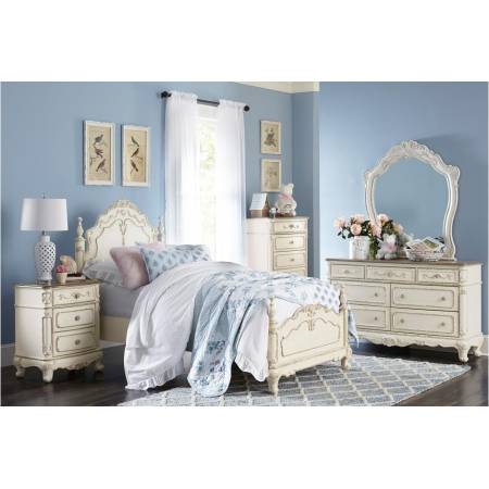 1386TNW-1Gr Twin Bedroom Set Cinderella