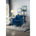 1297NV-1NN Accent Chair, Nickel Nailheads