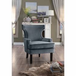 1190GY-1 Accent Chair, Gray Lapis