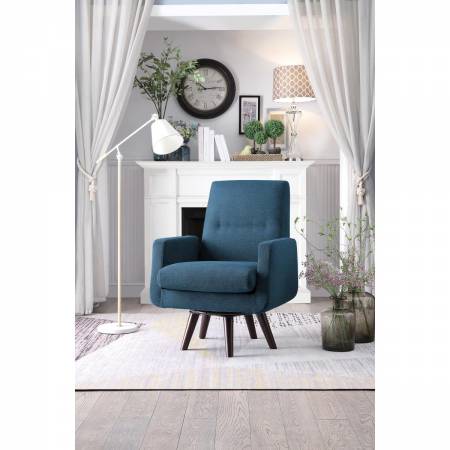 1185BU-1 Swivel Chair, Blue Mentor
