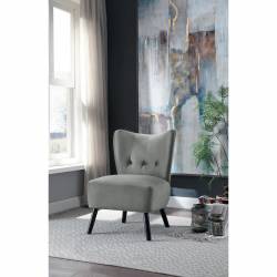 1166GY-1 Accent Chair, Gray Imani