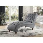 1162GY-5 Chaise Dark Gray 100% Polyester
