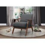 1138GY-1 Damala Accent Chair, Gray