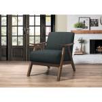 1138DG-1 Damala Accent Chair, Dark Gray