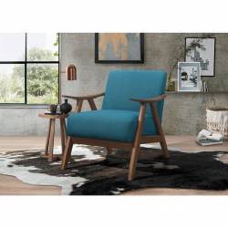 1138BU-1 Damala Accent Chair, Blue