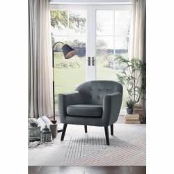 1127GY-1 Qill Accent Chair, Gray