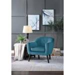 1127BU-1 Qill Accent Chair, Blue