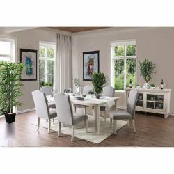 CM3630 DANIELLA 7 PC SETS DINING TABLE + 6 SIDE CHAIRS