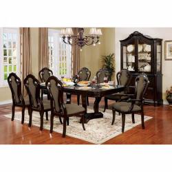 CM3878 ROSALINA 9PC SETS DINING TABLE + 6 SIDE CHAIRS + 2 ARM CHAIRS