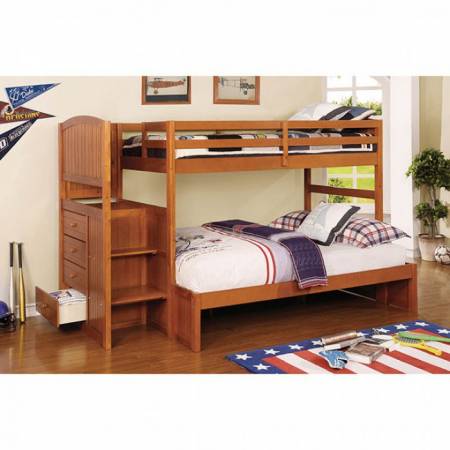 CM-BK922F-A APPENZELL TWIN/FULL BUNK BED