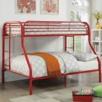 CM-BK931RD OPAL TWIN/FULL BUNK BED
