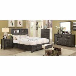 CM7500GY KARLA 4PC SETS QUEEN BED