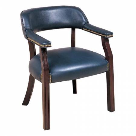 511N Traditional Blue Home Office Chair
