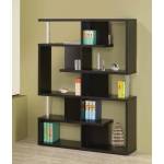 800309 Transitional Black Bookcase
