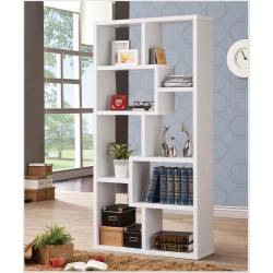 800136 Casual White Bookcase
