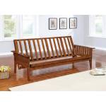 4382 Traditional Dirty Oak Futon Frame