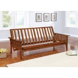 4382 Traditional Dirty Oak Futon Frame