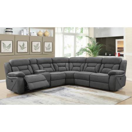 600370 Camargue Casual Grey Motion Sectional