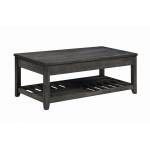 722288 Rustic Grey Lift-Top Coffee Table