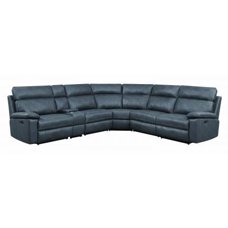 603270PP Albany 6-Piece Modular Power^2 Sectional Grey