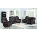 603331PP-S3 Hemer 3-Piece Power^2 Living Room Set Chocolate