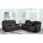 603331PP-S2 Hemer 2-Piece Power^2 Living Room Set Chocolate