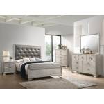222721KE-4PC 4PC SETS Salford Eastern King Bed Metallic Sterling And Grey