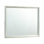 222724 Salford Rectangular Dresser Mirror Metallic Sterling