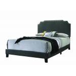 310063F Tamarac Upholstered Nailhead Full Bed Grey