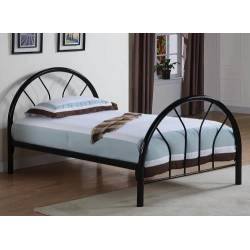 2389B Transitional Black Twin Bed