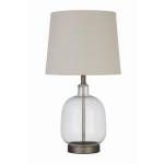 920017 Transitional Clear Table Lamp