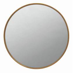 961488 Round Mirror Gold