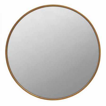 961488 Round Mirror Gold