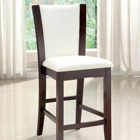 MANHATTAN III COUNTER HT. CHAIR (2/BOX) CM3411WH-PC-2PK