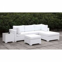 CM-OS2128WH-SET21 SOMANI II SMALL L-SECTIONAL W/ RIGHT CHAISE + OTTOMAN