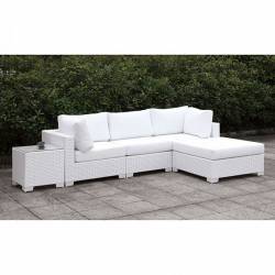 CM-OS2128WH-SET13 SOMANI II L-SECTIONAL W/ RIGHT CHAISE + COFFEE TABLE