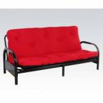 02798RD 8" RED Q SIZE FUTON MATTRESS