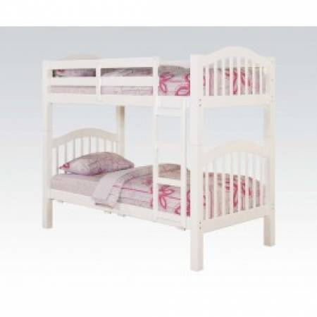 02354 HEARTLAND WHITE T/T BUNK BED