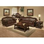 15030-15031 2PC SETS TOP+SPLIT LEATHER SOFA + LOVESEAT