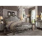 26834CK-4PC 4PC SETS VERSAILLES II SILVER CK BED