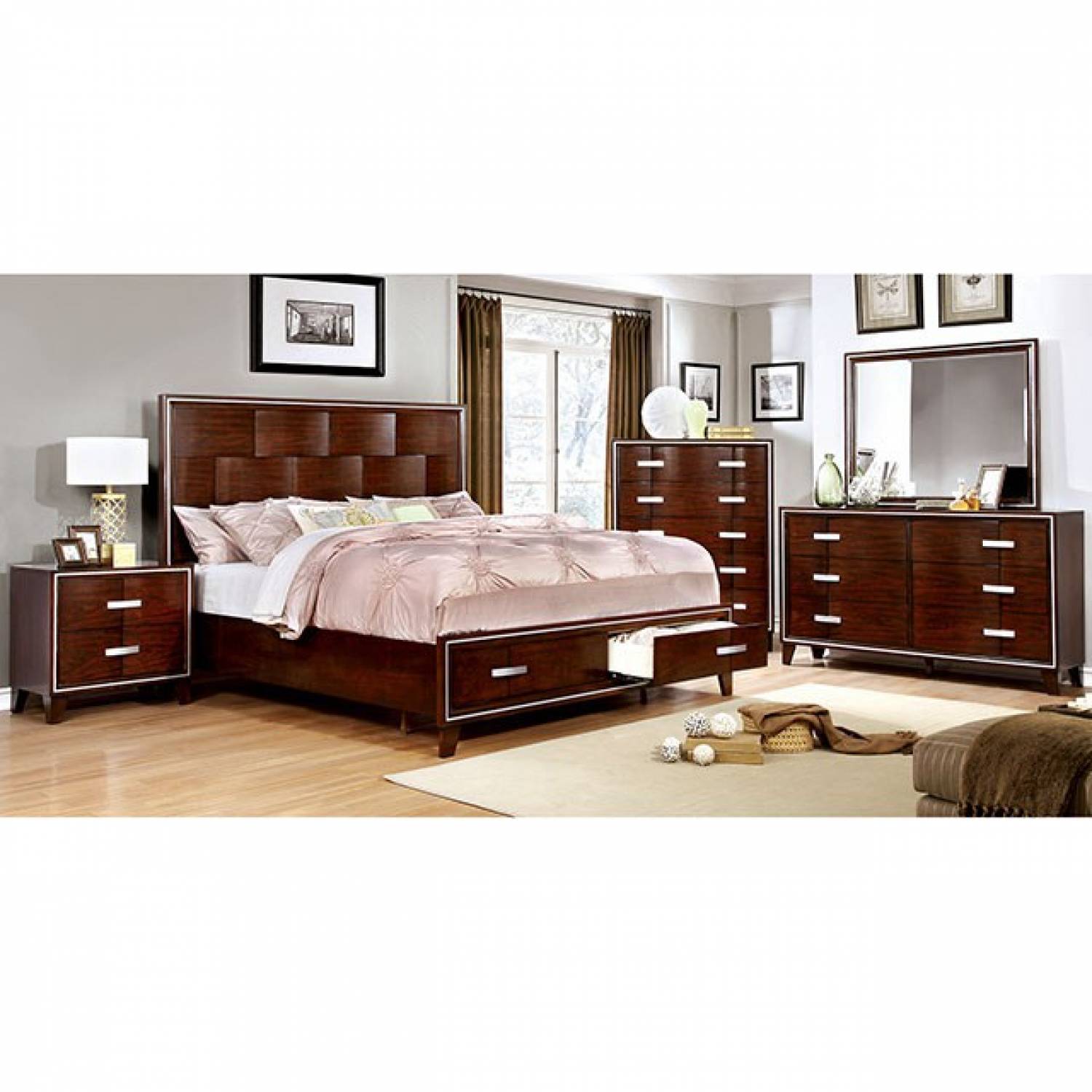 Cm7616 Ek 4pc 4pc Sets Safire E King Bed