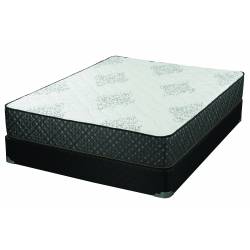Aspen 12.25″ Eastern King Mattress White And Black 350392KW